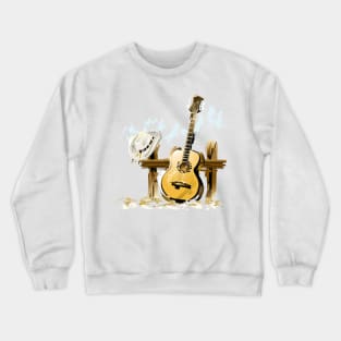 Country Music Photo Crewneck Sweatshirt